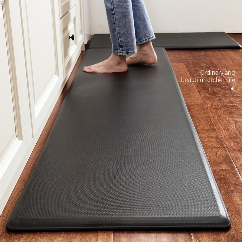 Anti-Fatigue Cushioned Kitchen Floor Mat – Thick Ergonomic Comfort Foam Standing Rug for Office & Home