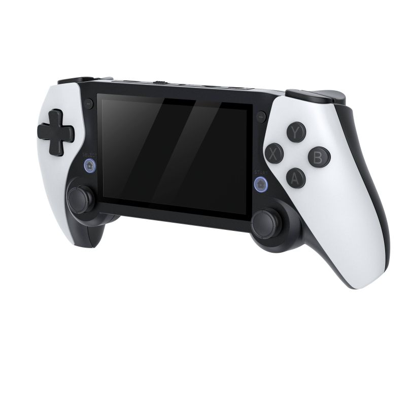 M25 Handheld Game Console Horizontal 4.3 Inch HD Screen Built-In Retro Games TV Output Portable Gaming Device for Kids and Classic Game Lovers