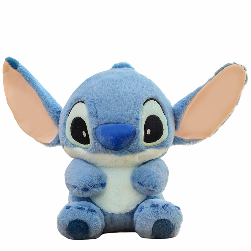 Stitch Plush Sleeping Doll Large Furry Ragdoll Pillow Cute Cartoon Stuffed Toy Gift for Kids and Stitch Fans