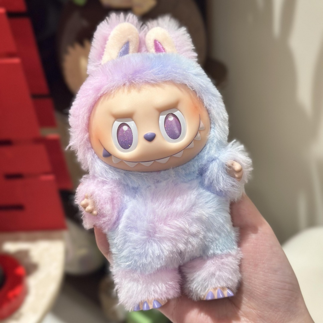 Labubu Series Plush Toy Doll Cute Soft Blind Box Style Collectible Stuffed Doll Gift for Kids and Anime Fans