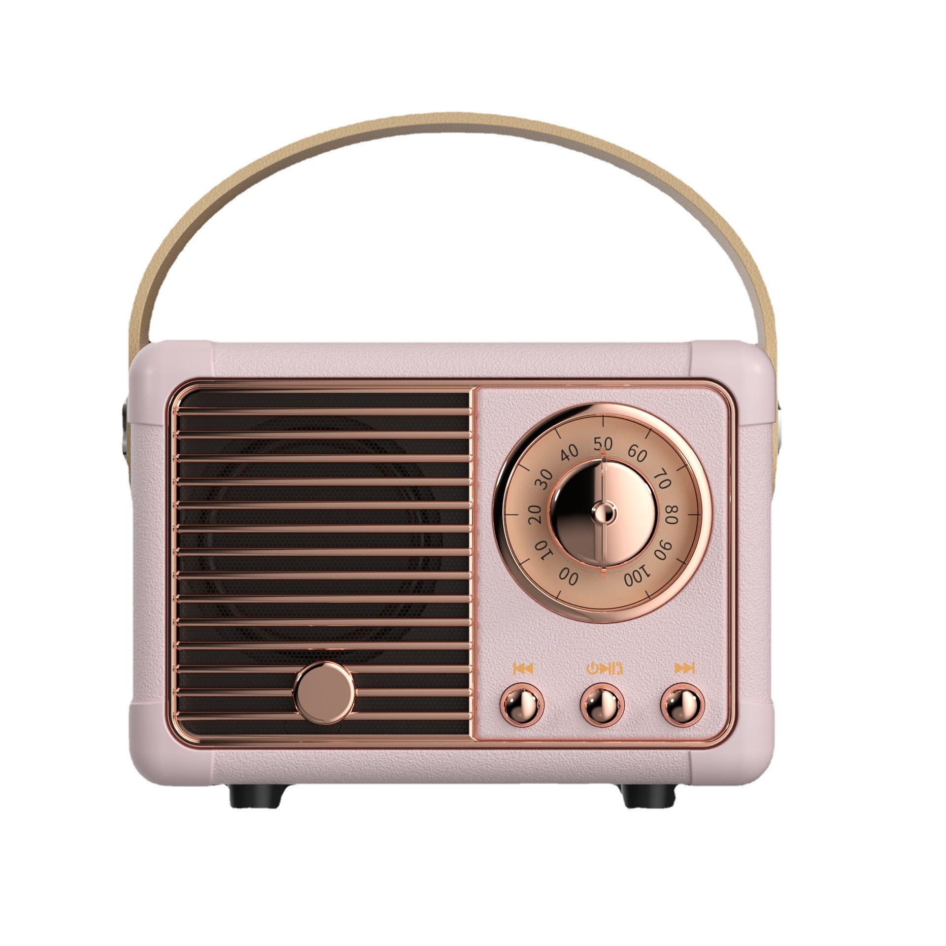 HM11 Vintage Bluetooth Speaker, Mini Portable Wireless Desktop Radio, Retro Handheld Audio Player, Gift Speaker