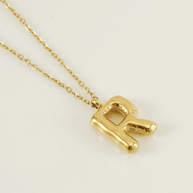 Trendy and Unique Gold Quirky Pendant Necklace A Stylish and Fashionable Jewelry Piece for Men and Women, Perfect for Daily Wear and Gifting.