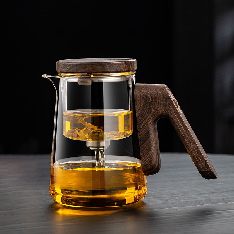 Magnetic Tea Separation Cup – One-Button Teapot Set for Home & Office Use, No-Rod Design