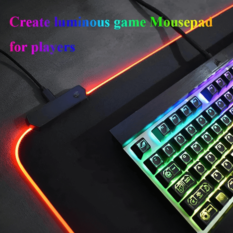RGB gaming mouse pad