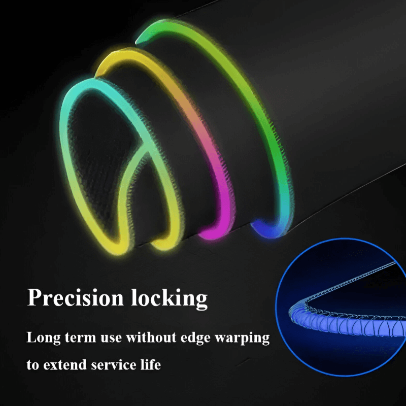 RGB gaming mouse pad