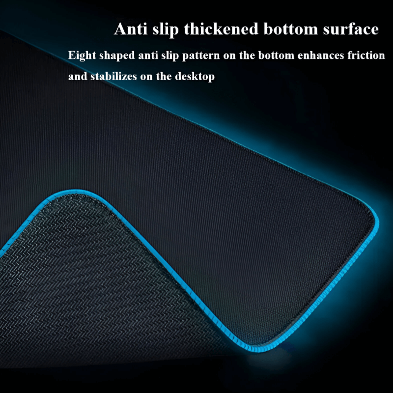 RGB gaming mouse pad